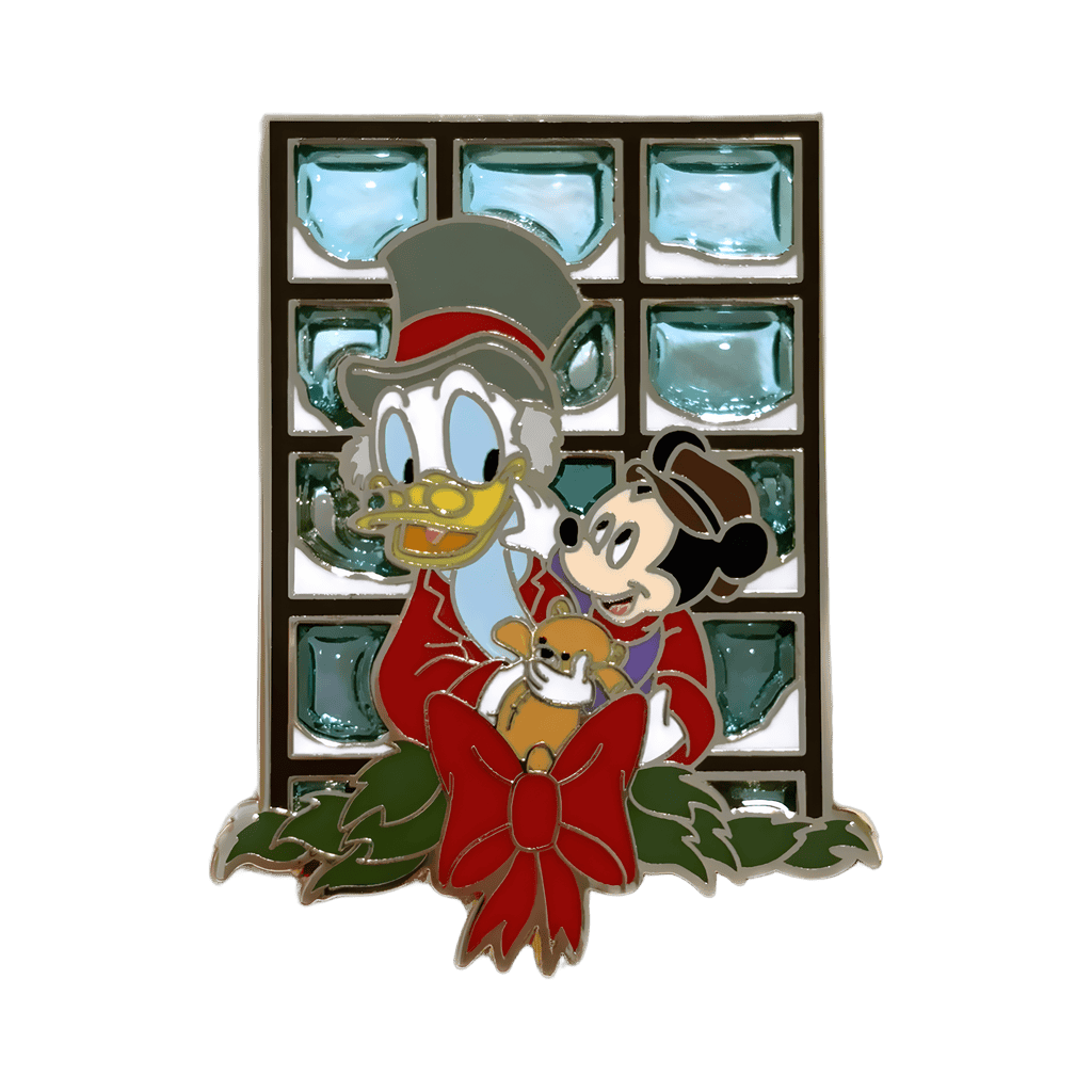 Scrooge and Tiny Tim Disney pin