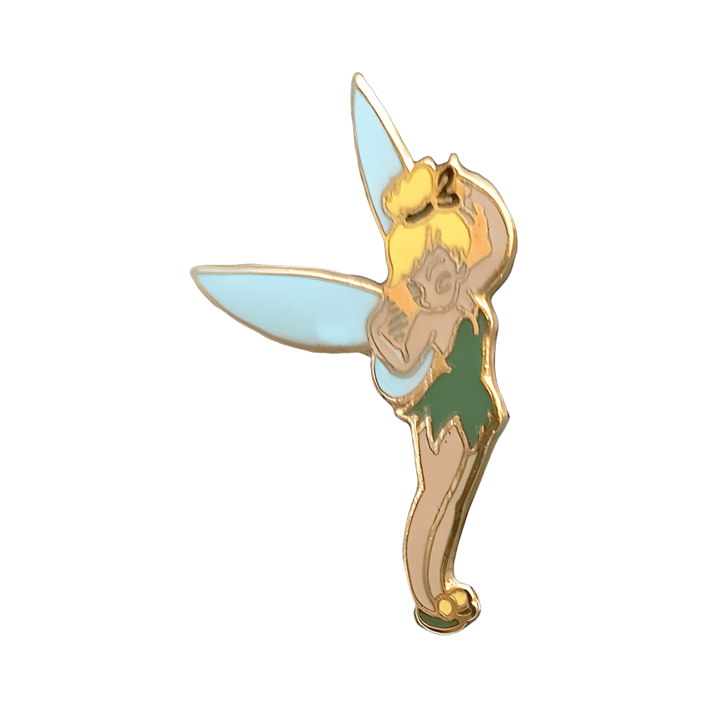 Tinker Bell Black Hair Bow Disney pin