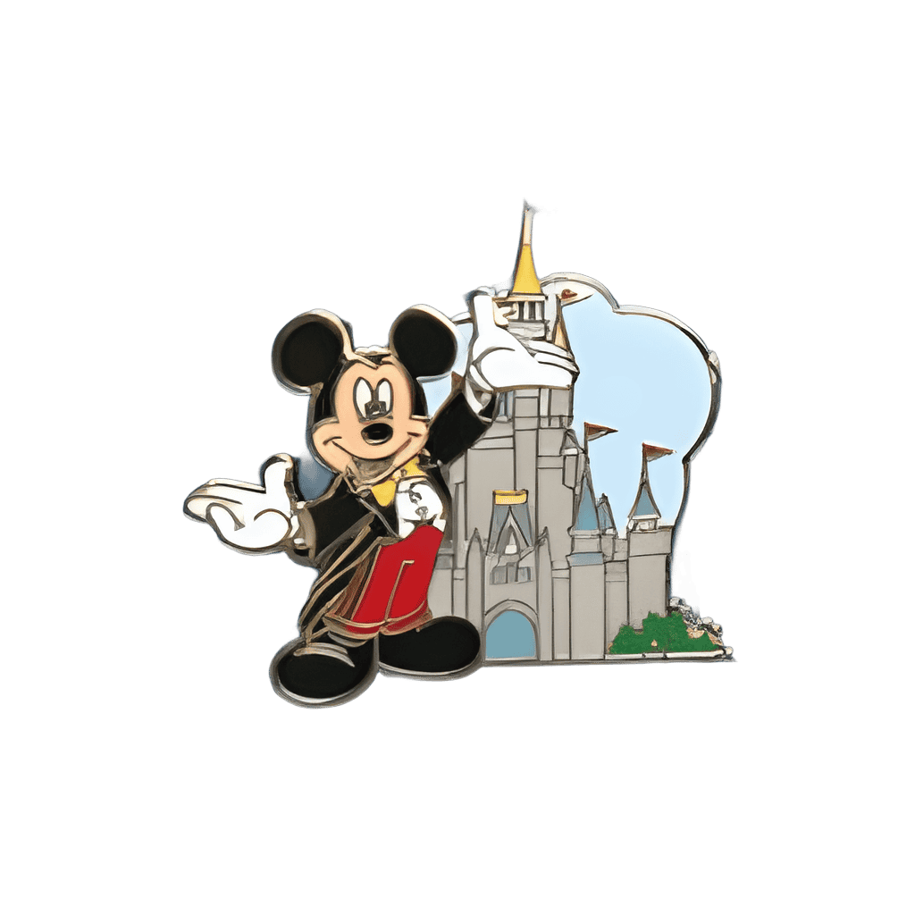 Premium Starter Set - Mickey with Cinderella Castle Disney pin