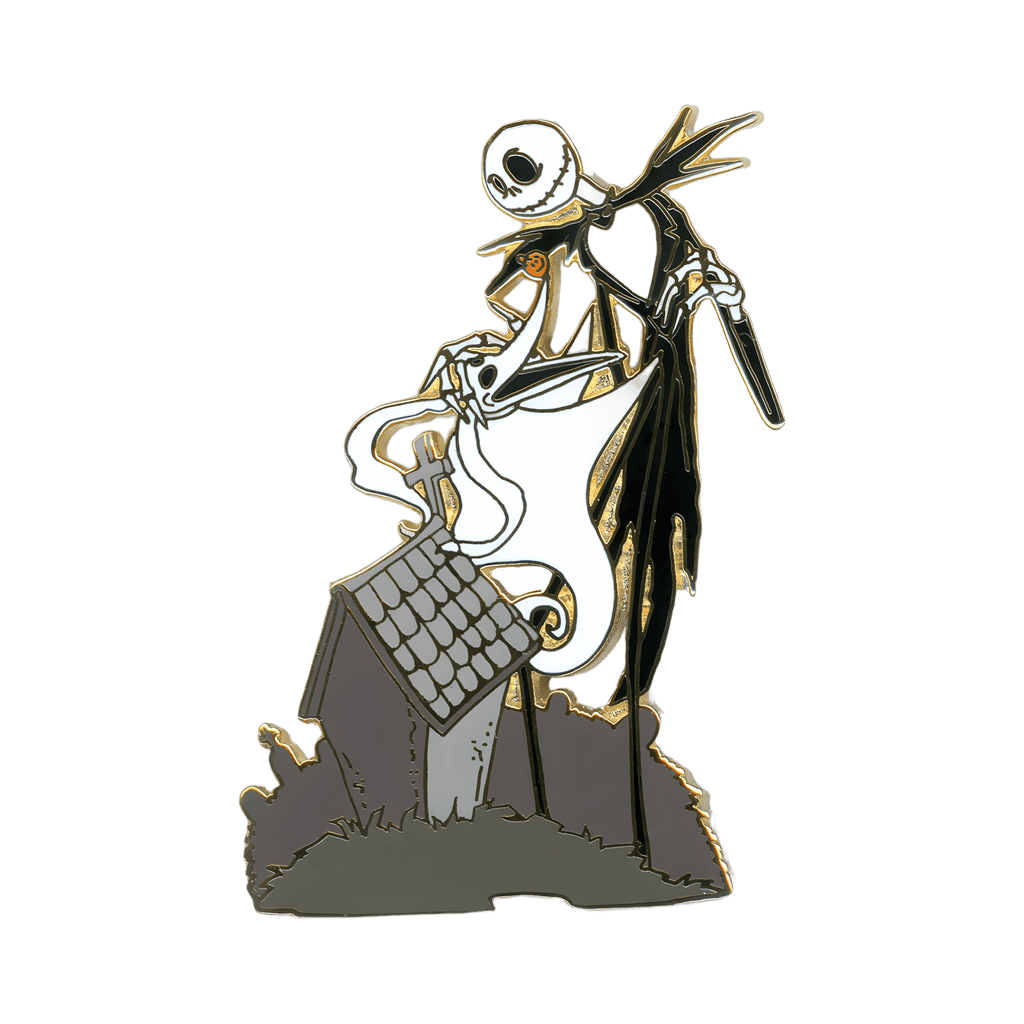 Jack Skellington Petting Zero Outside His Dog House Disney pin