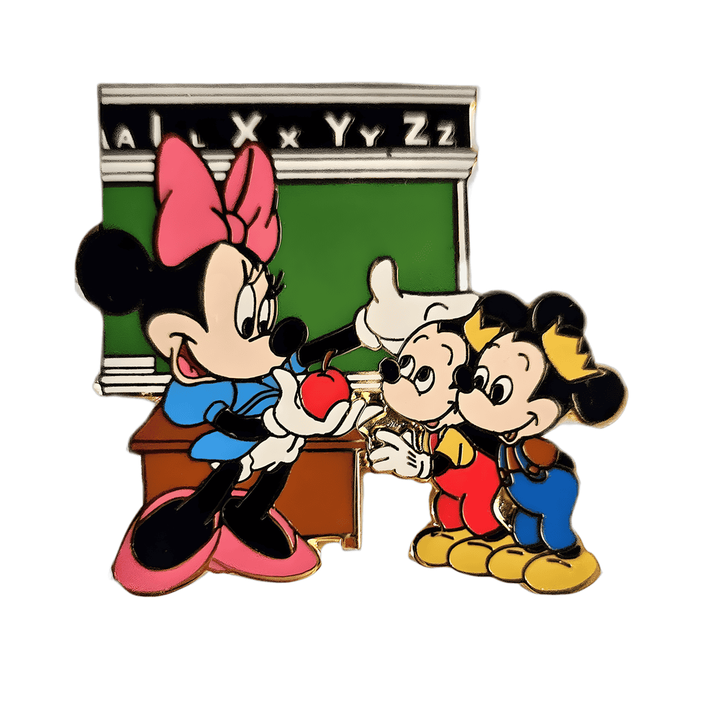 Minnie as Teacher & Nephews as Students, Back to School Disney pin