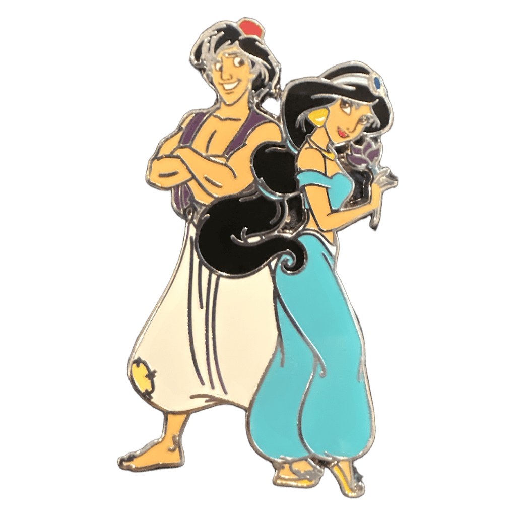 Jasmine and Aladdin Disney pin