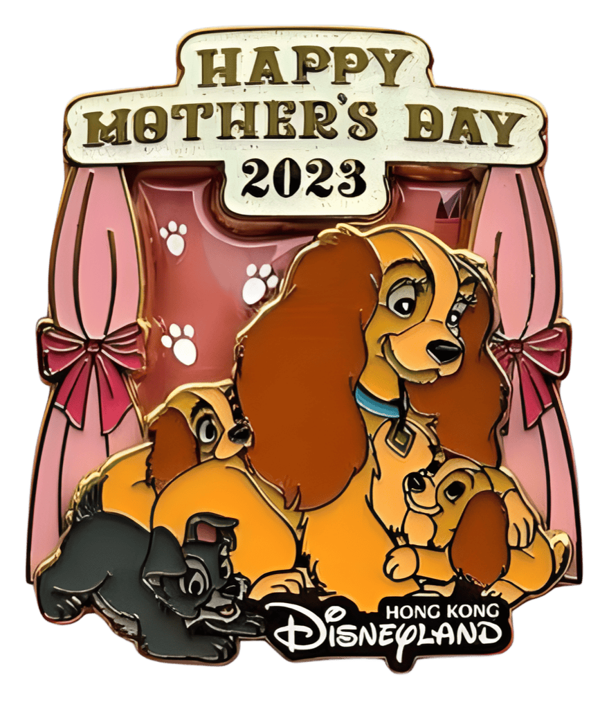 Happy Mother's Day 2023 – Lady and pups Disney pin