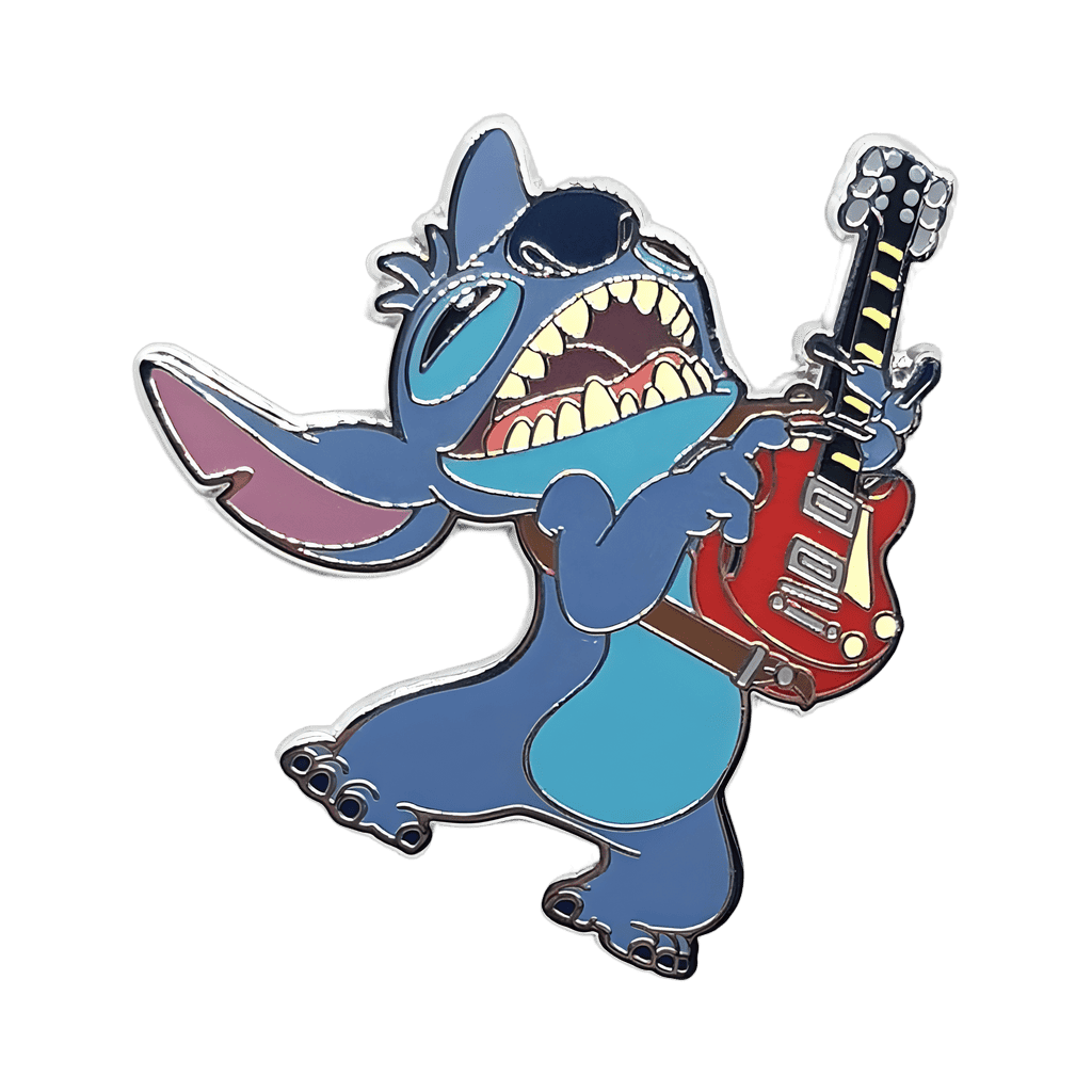 Stitch Jamming Guitar Disney pin