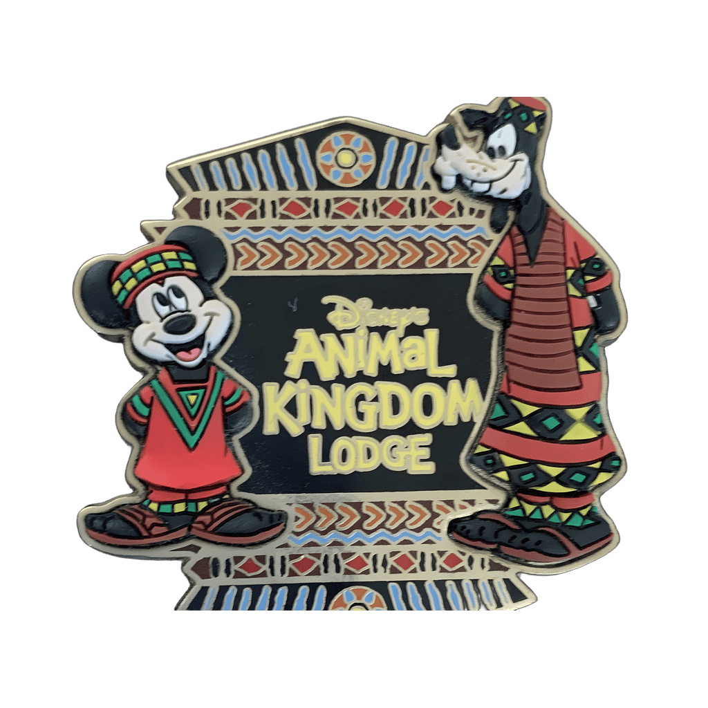 Mickey and Goofy as King Pin with Logo - Free-D Disney pin