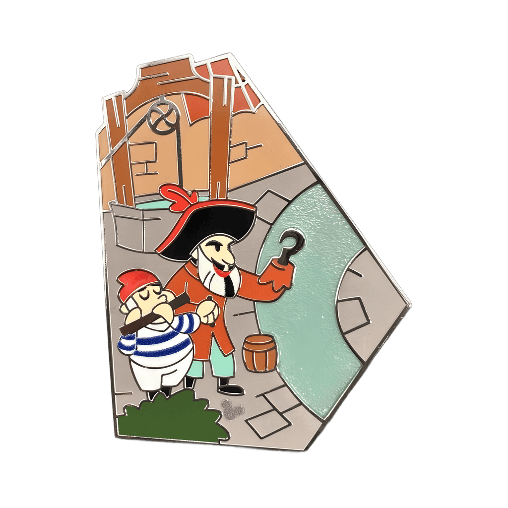 Pirate playing flute Disney pin