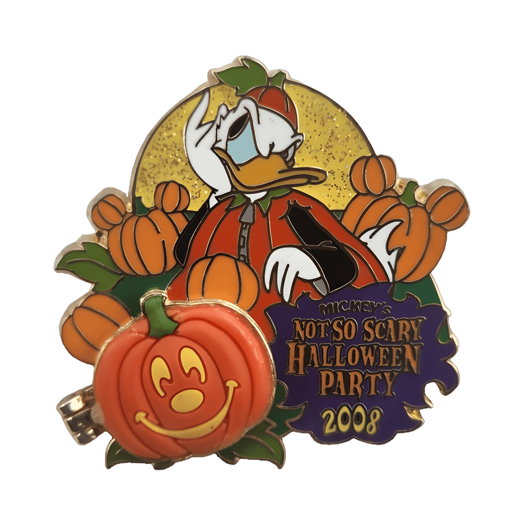 Hinged Pumpkin Donald, Chip & Dale Disney pin