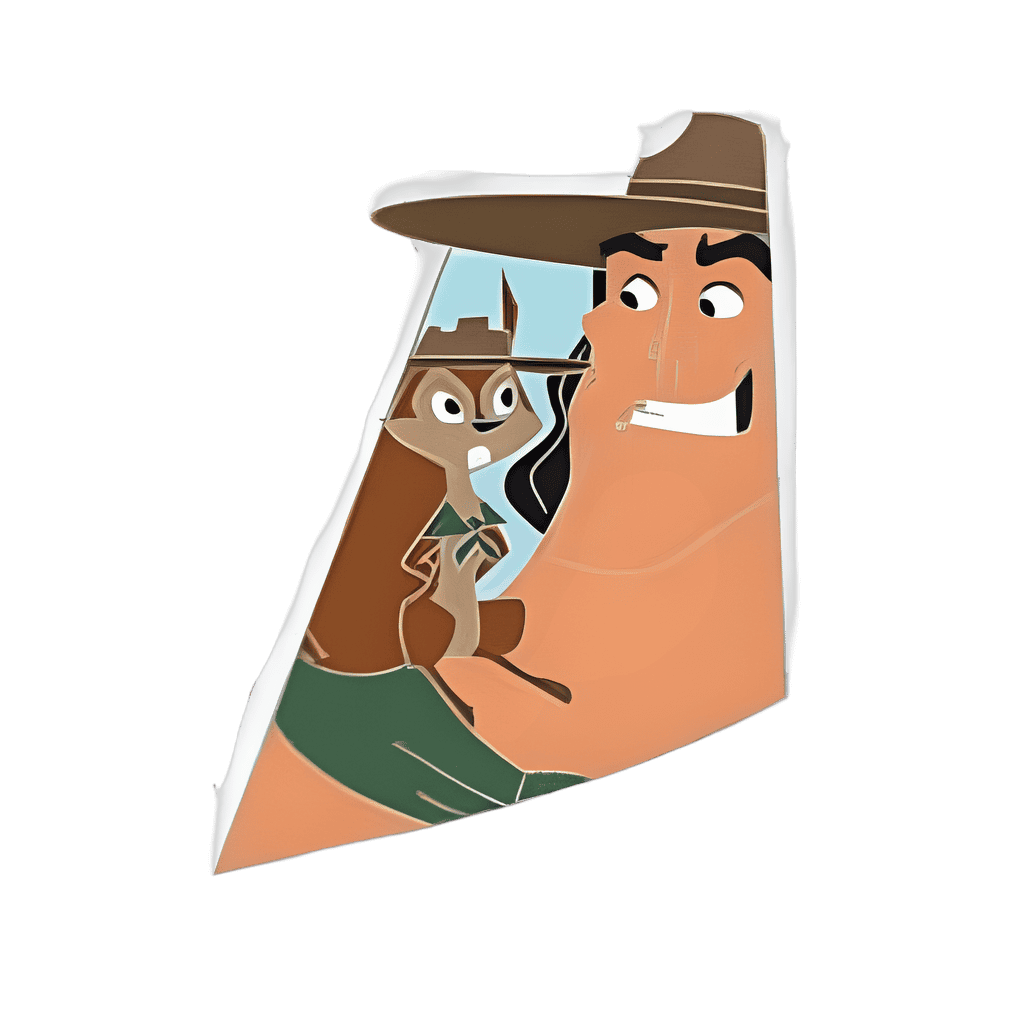 Kronk & Bucky Disney pin