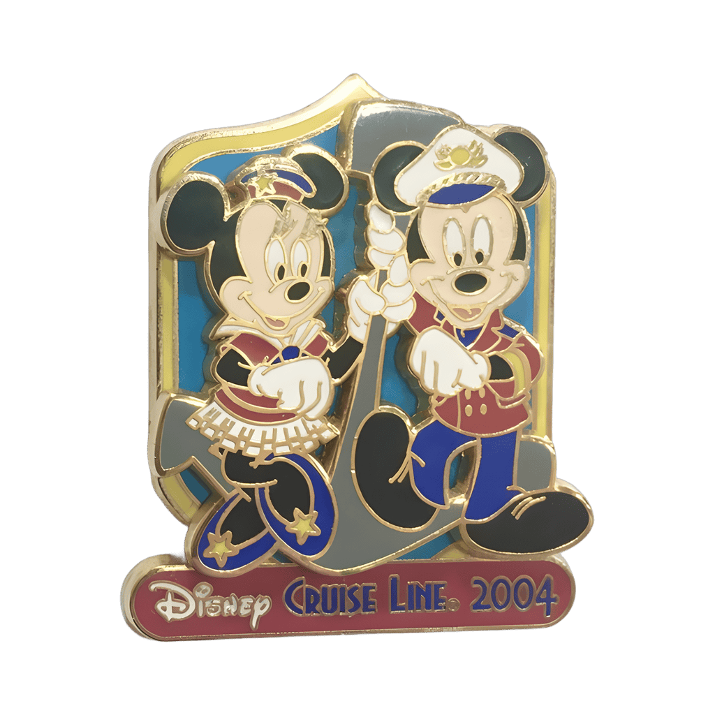 Captain Mickey and Minnie Holding an Anchor 2004 Disney pin