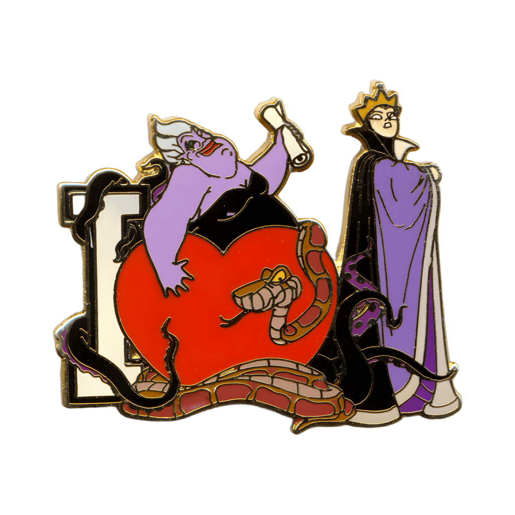 Villains - Ursula, Kaa & the Evil Queen Disney pin