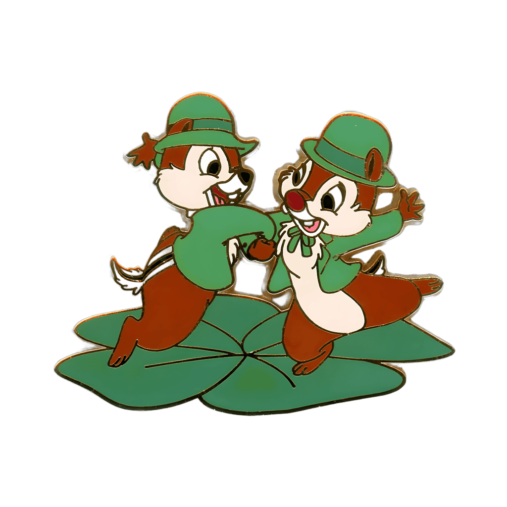 St Patrick’s Day - Chip and Dale Disney pin