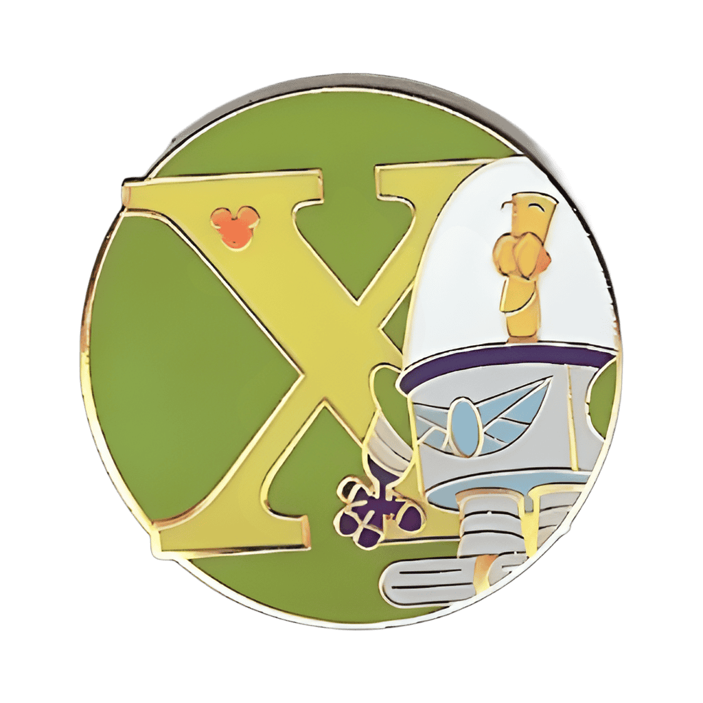 X for XR Disney pin