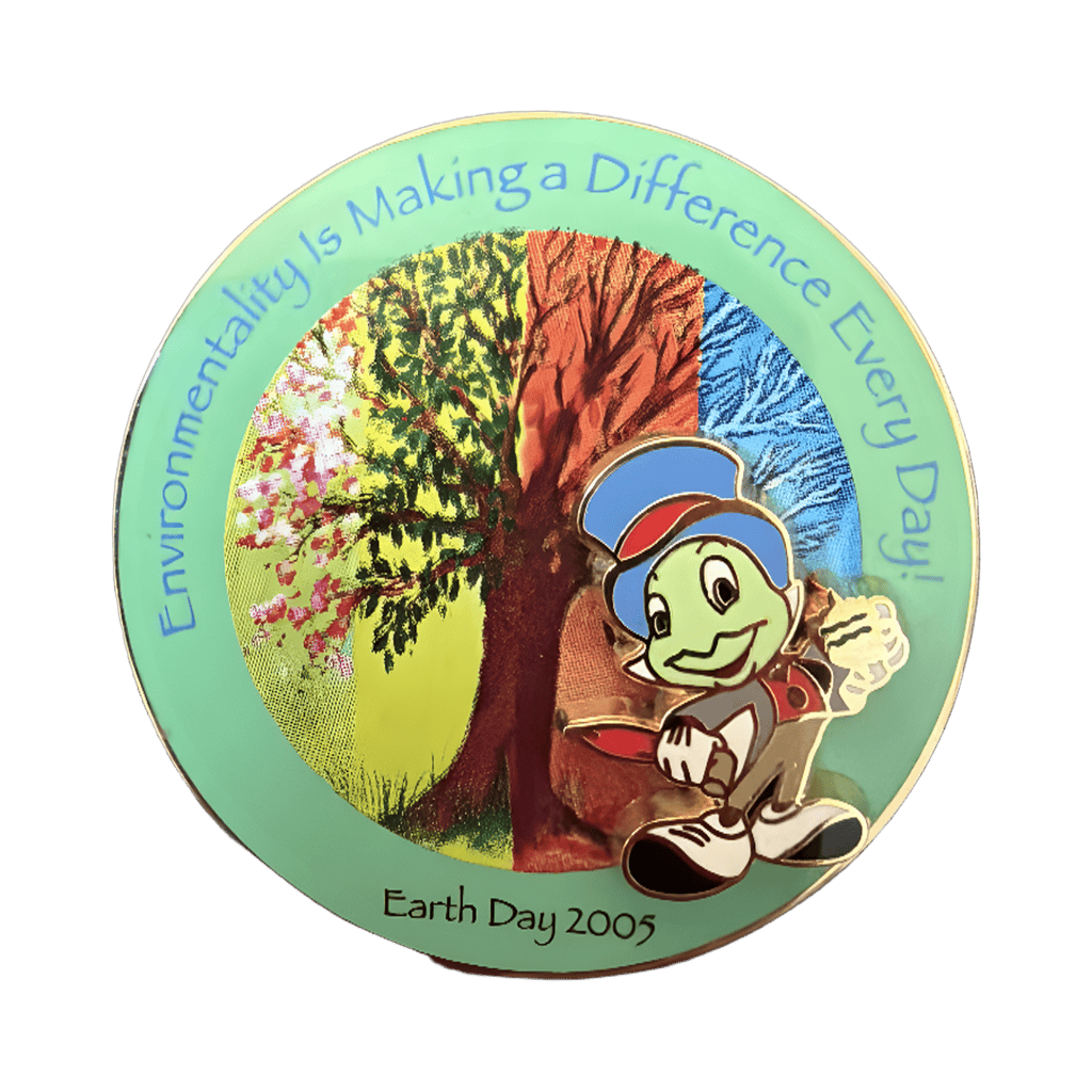 Jiminy Cricket Earth Day Disney pin