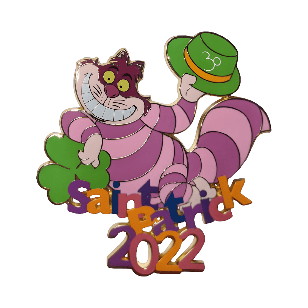 Saint Patrick 2022 Cheshire Cat Disney pin