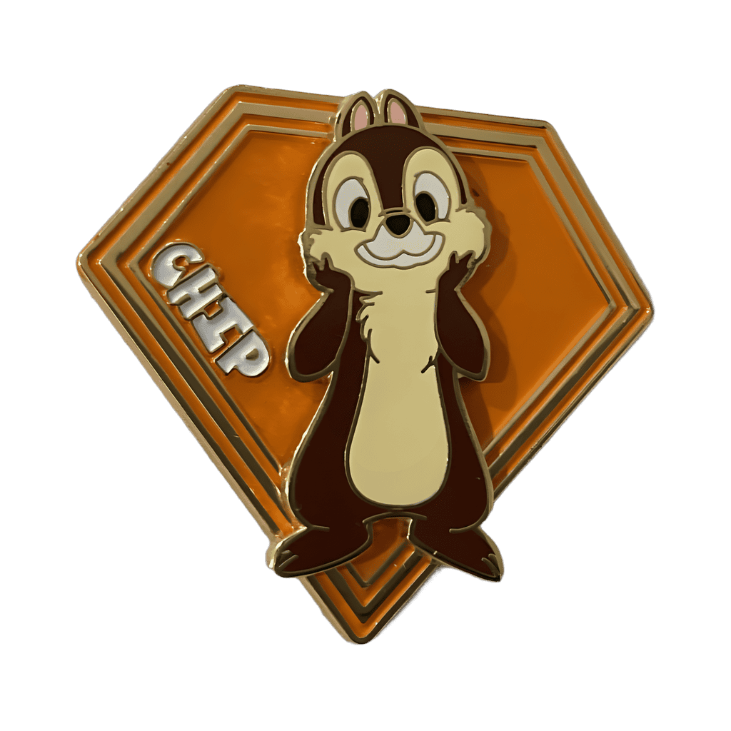Chip - Orange Diamond Icon Disney pin