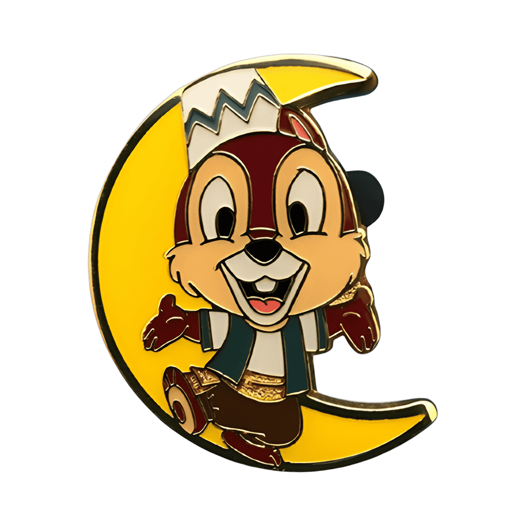 Arabian Coast Game Prize - Moon - Chip Disney pin