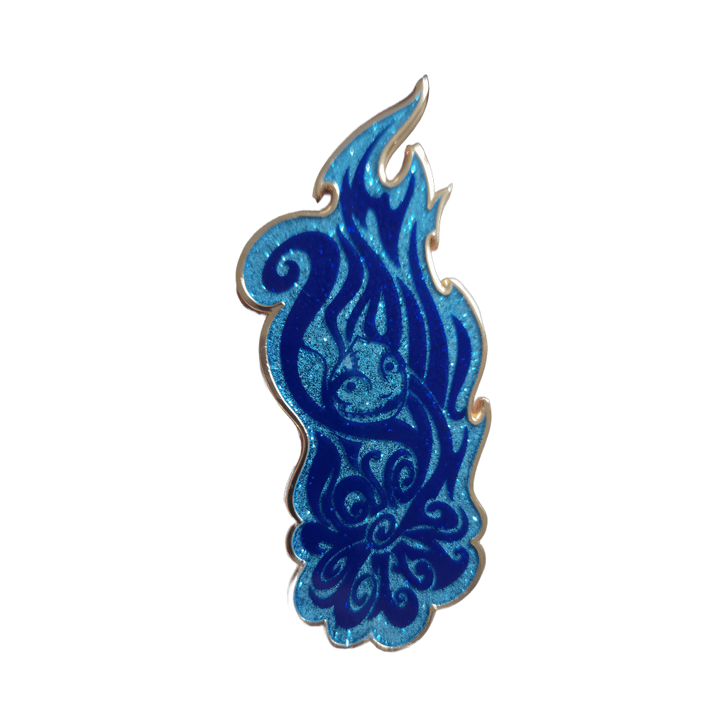 Sally blue flame Disney pin
