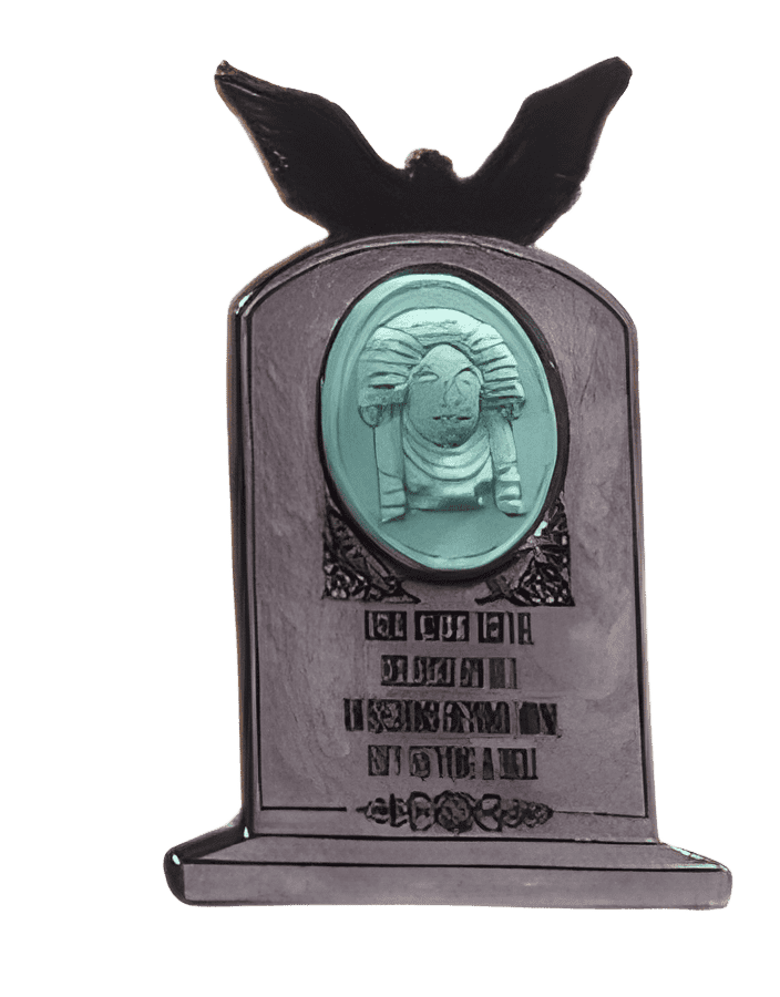 Madame Leota Tombstone with Certificate of Death Disney pin