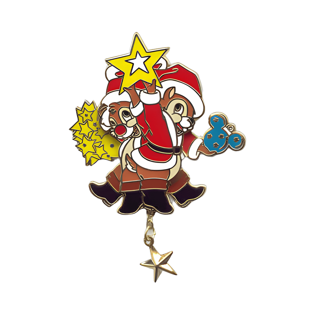 Santa Chip & Dale Disney pin