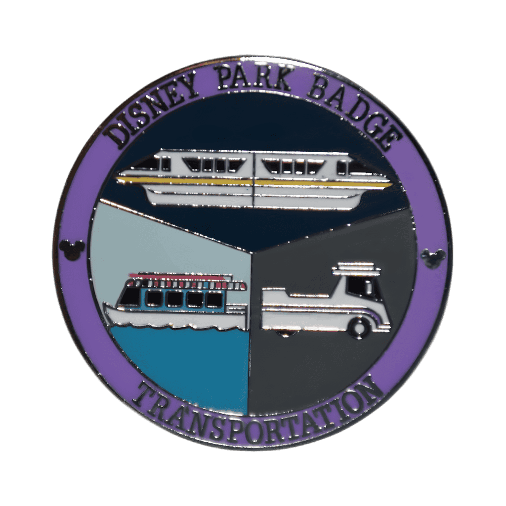 Transportation Disney pin