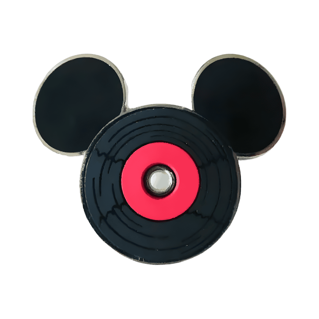 Mickey head record Disney pin