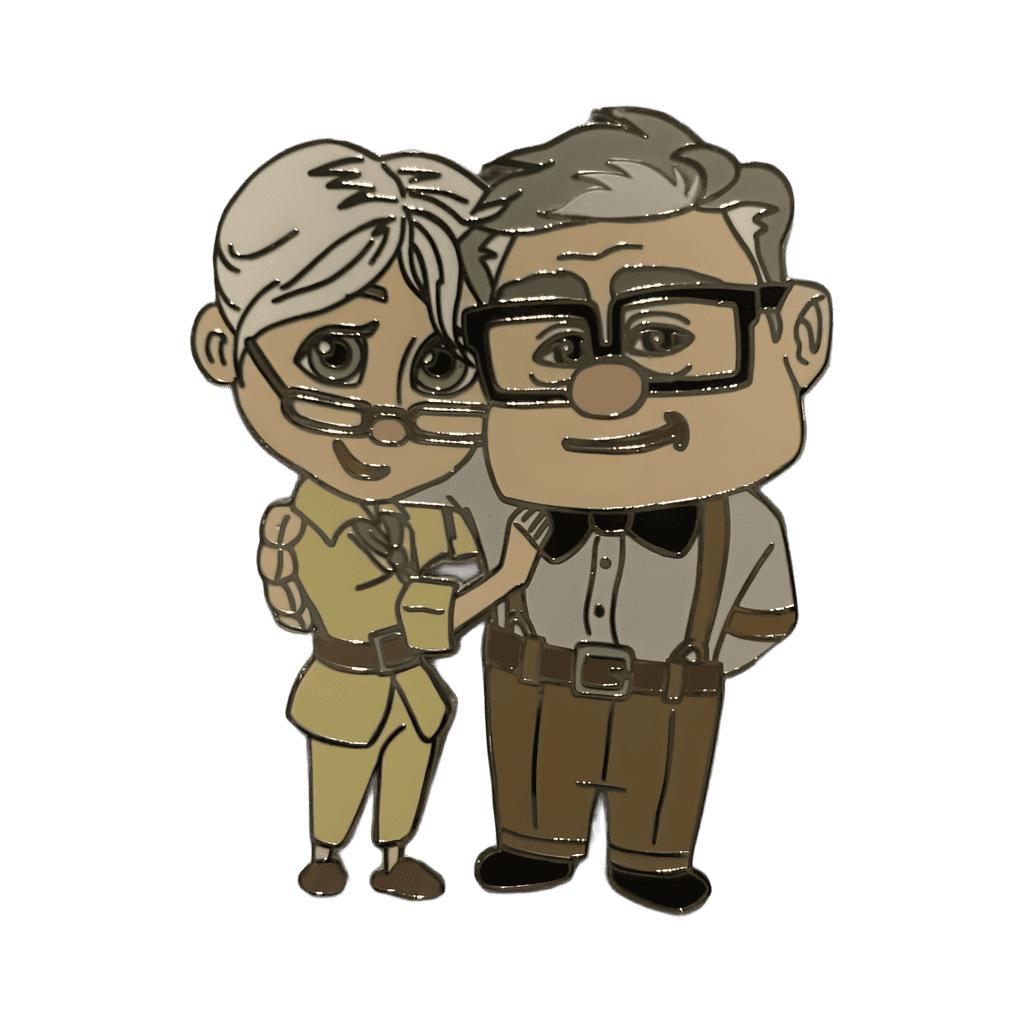 Carl and Ellie Disney pin