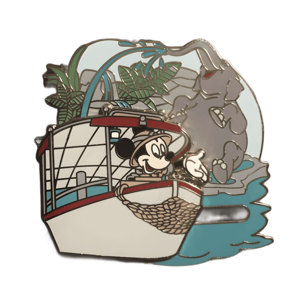 Mickey on Jungle Cruise Disney pin