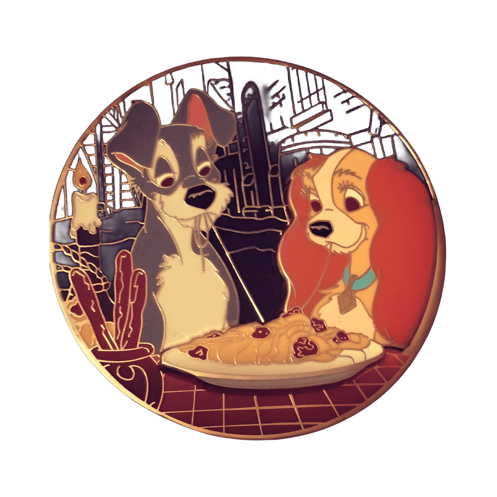 Lady and the Tramp Disney pin