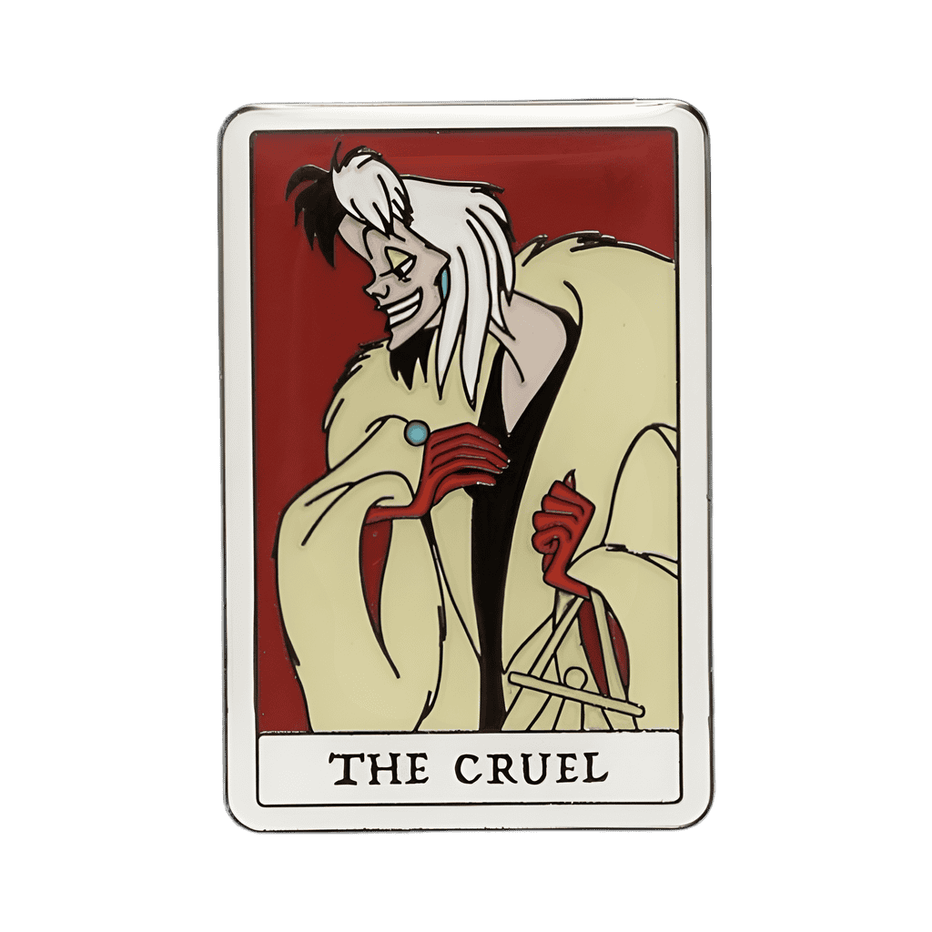 Cruella Tarot card Disney pin