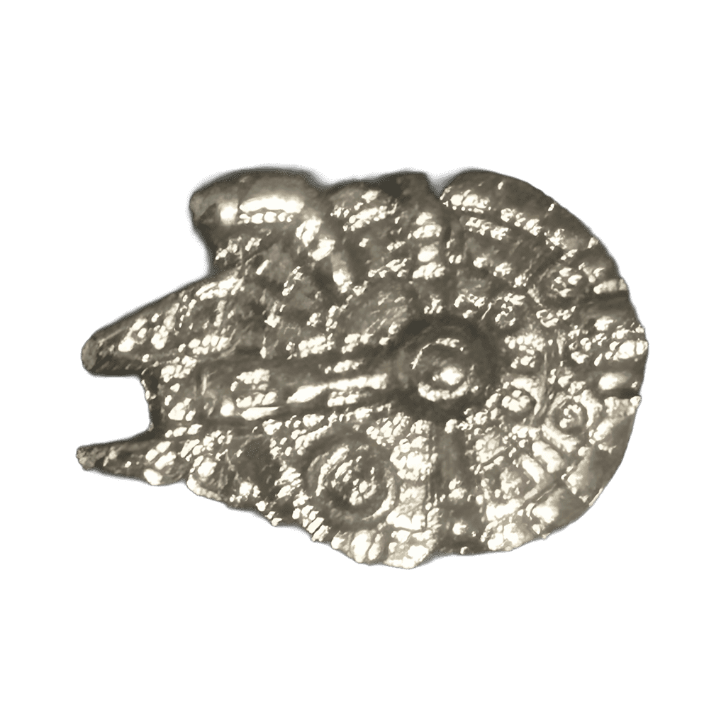 Black Metal Millennium Falcon Disney pin