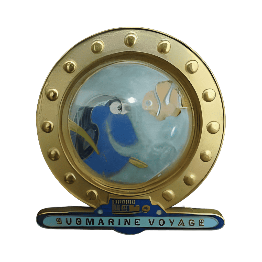 3D Porthole Disney pin