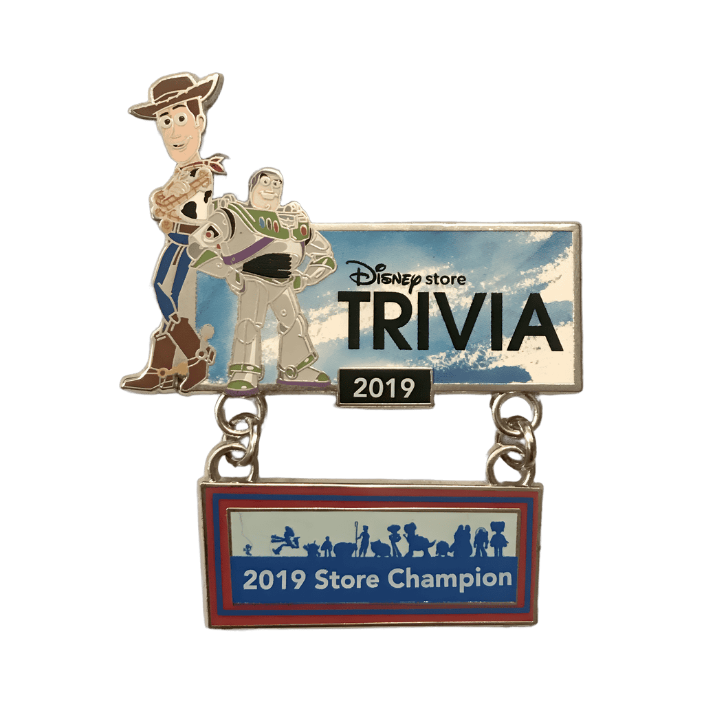 Disney Store Cast Member - Trivia Champion 2019 - Toy Story 4 Disney pin