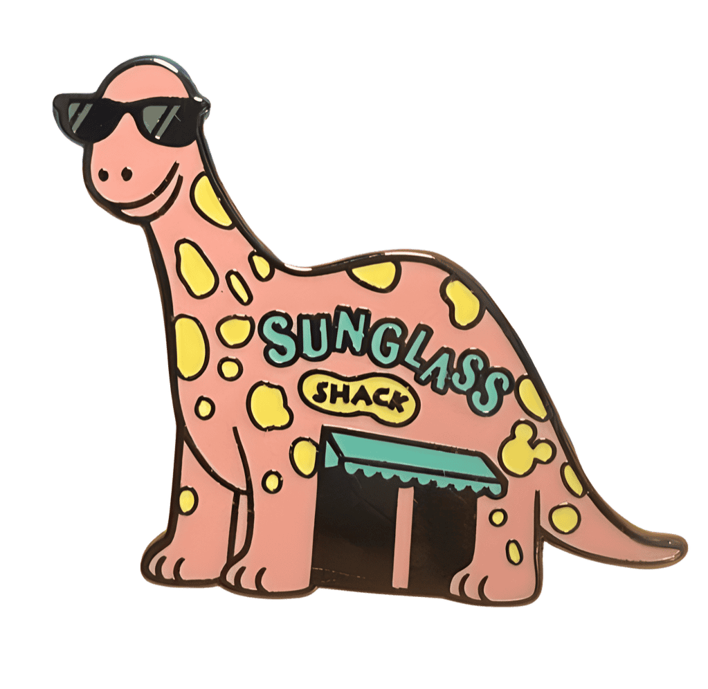 Dinosaur Jack’s Sunglass Shack Disney pin