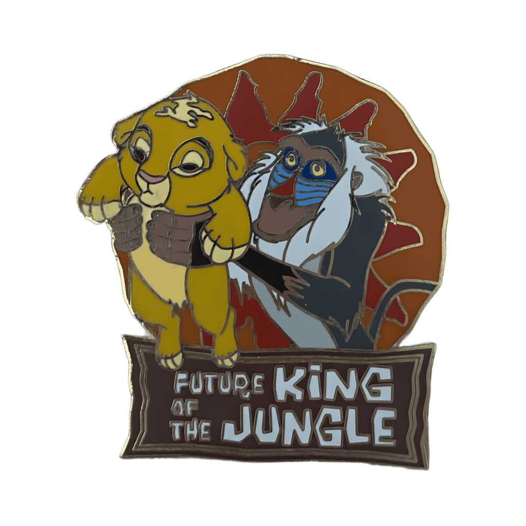 Rafiki Holding Simba - Future King of the Jungle Disney pin