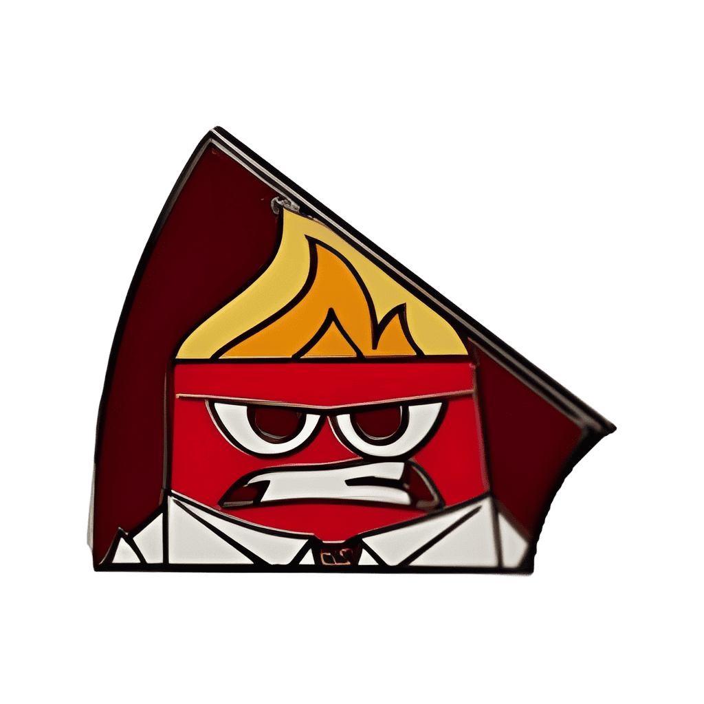 Anger Disney pin
