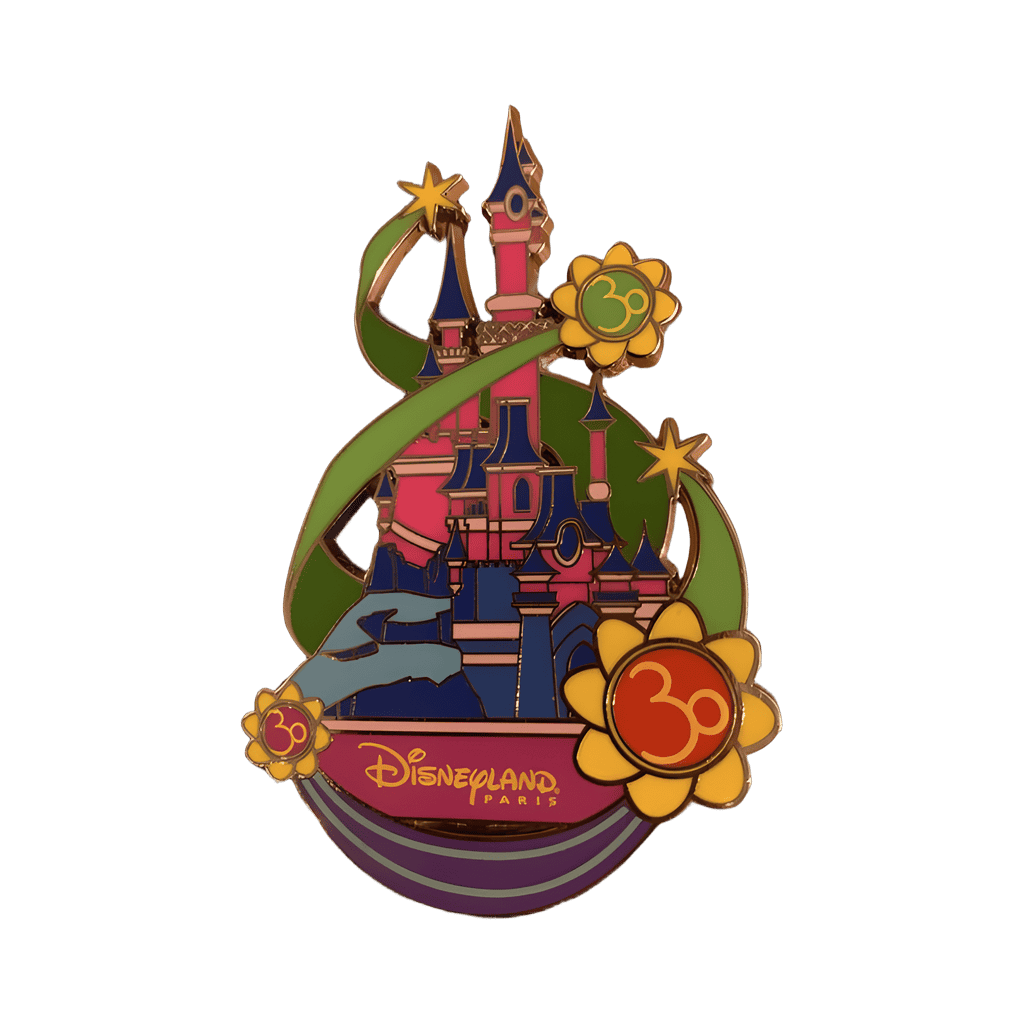 Colorful castle annual pass Disney pin