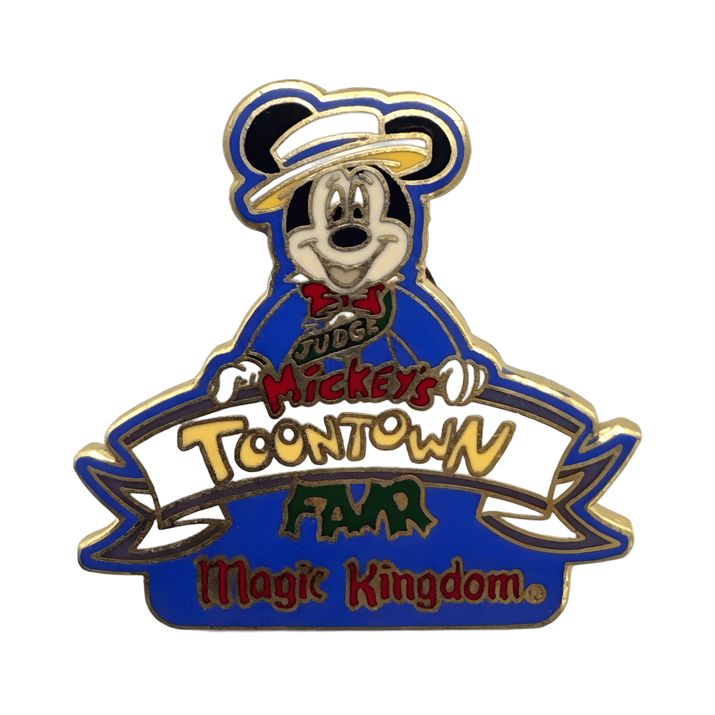 Mickey's Toontown Fair - Magic Kingdom - Mickey in Straw Hat Disney pin