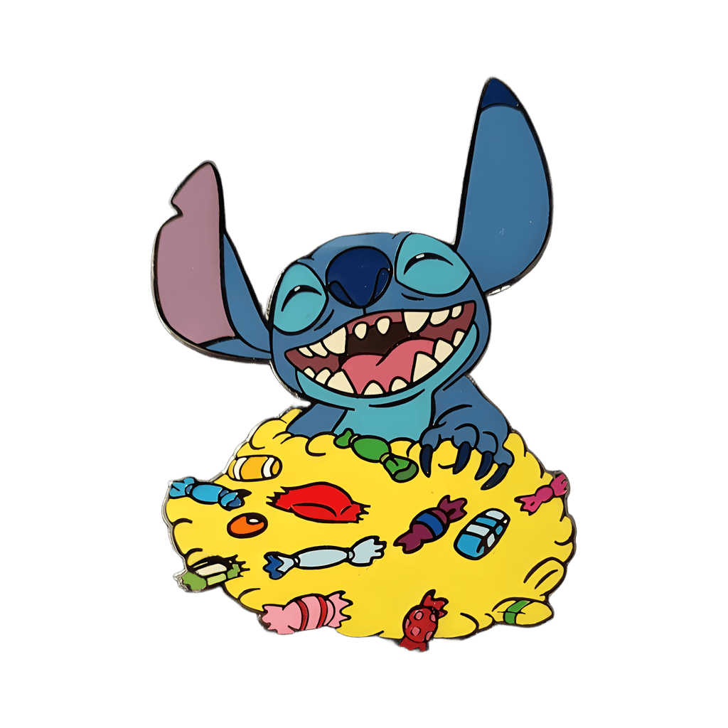 Stitch With Candy Disney pin