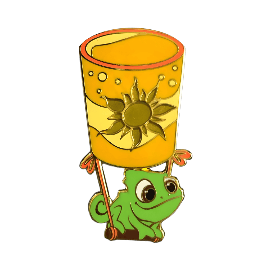 Pascal in Floating Lantern Disney pin