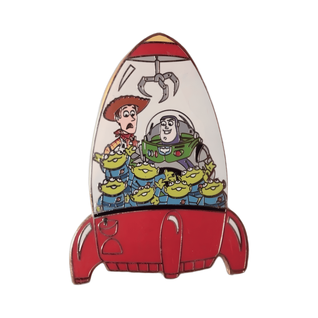 Rocket Ship Disney pin