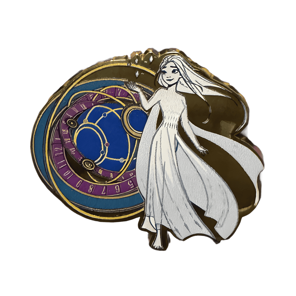 Elsa and Time Orb Disney pin