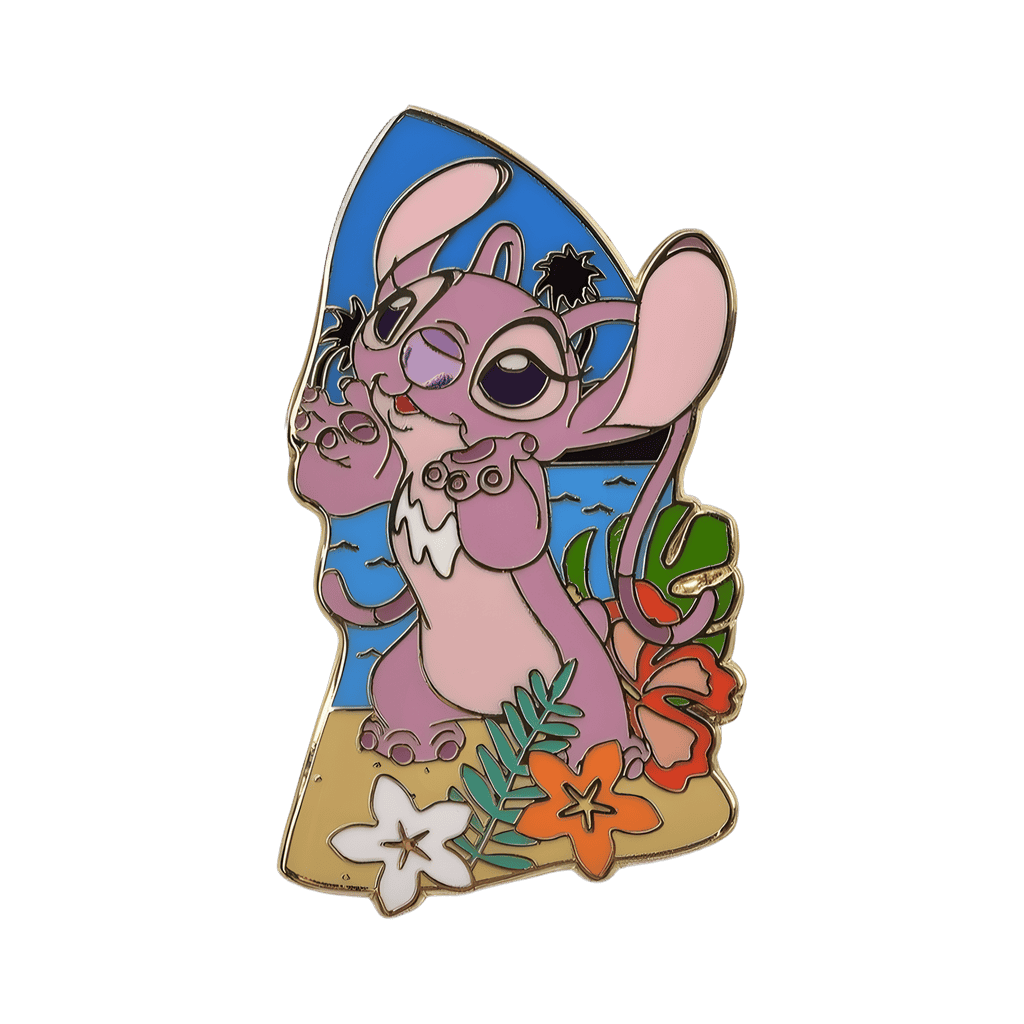 Angel & Stitch Beach Kisses Pin Set - Angel Disney pin
