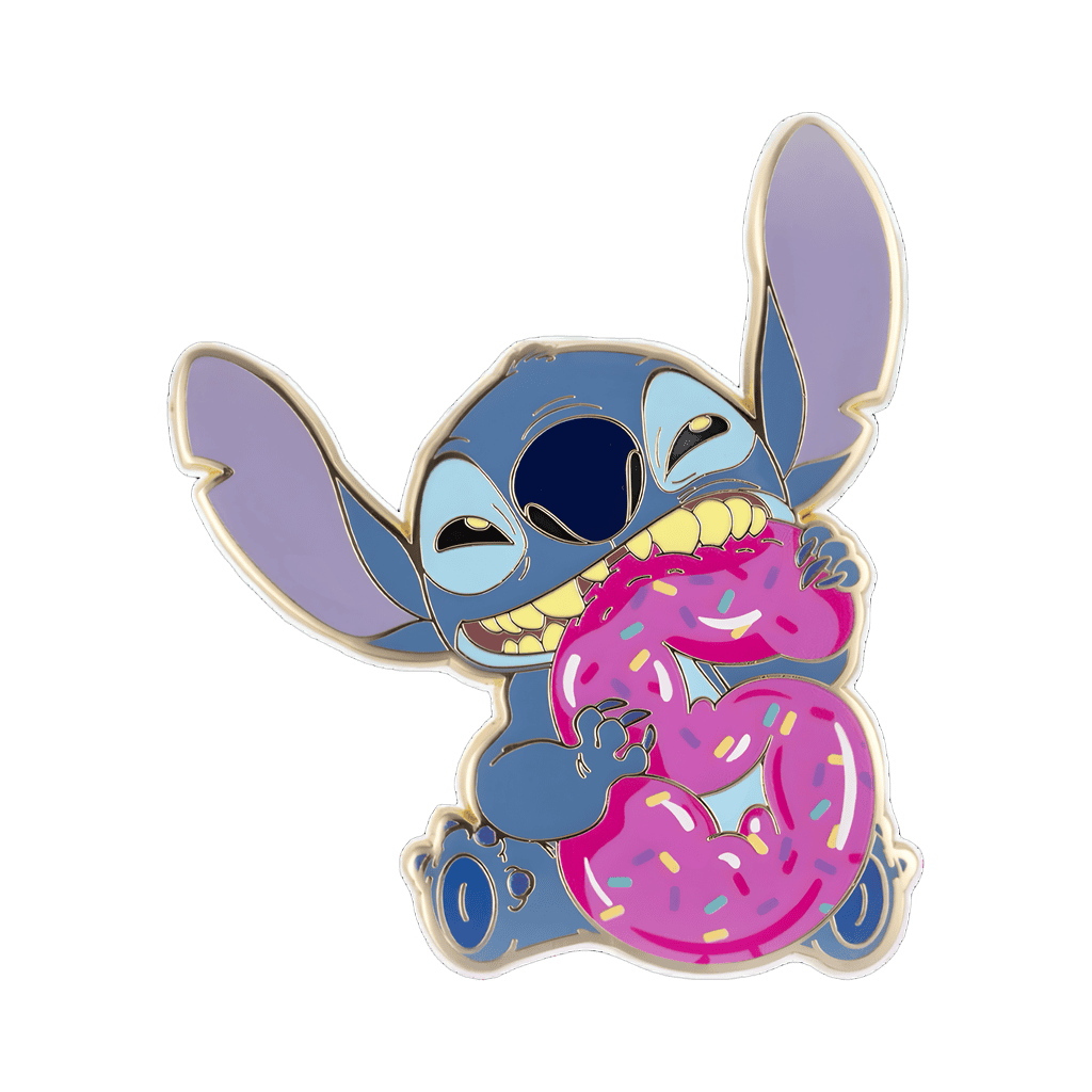 Stitch Eating Donut Disney pin