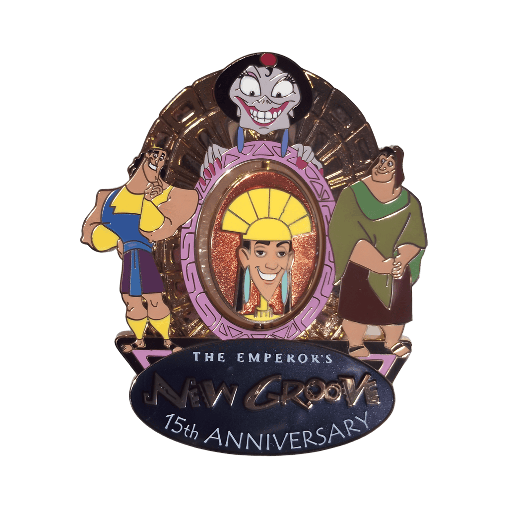 Emperor's New Groove 15th Anniversary - Kuzco, Yzma, Kronk and Pacha Disney pin