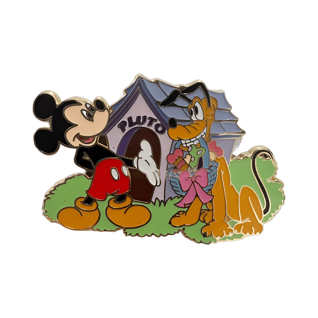 Mickey and Pluto Basket Disney pin