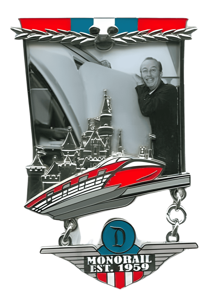 Monorail Disney pin