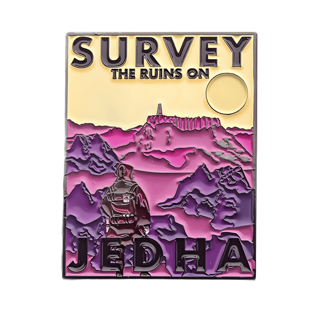 Jedha Set - Survey the Ruins on Jedha Poster Disney pin