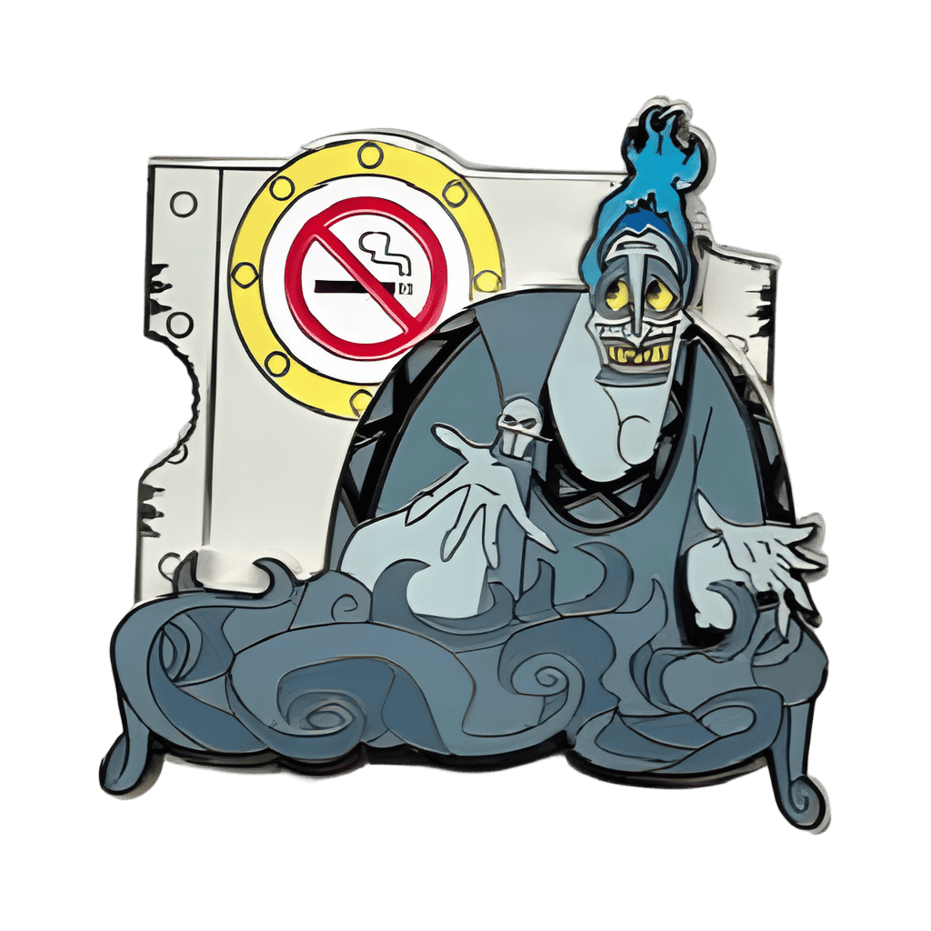 Pin Pursuit #5 Hades No Smoking Disney pin
