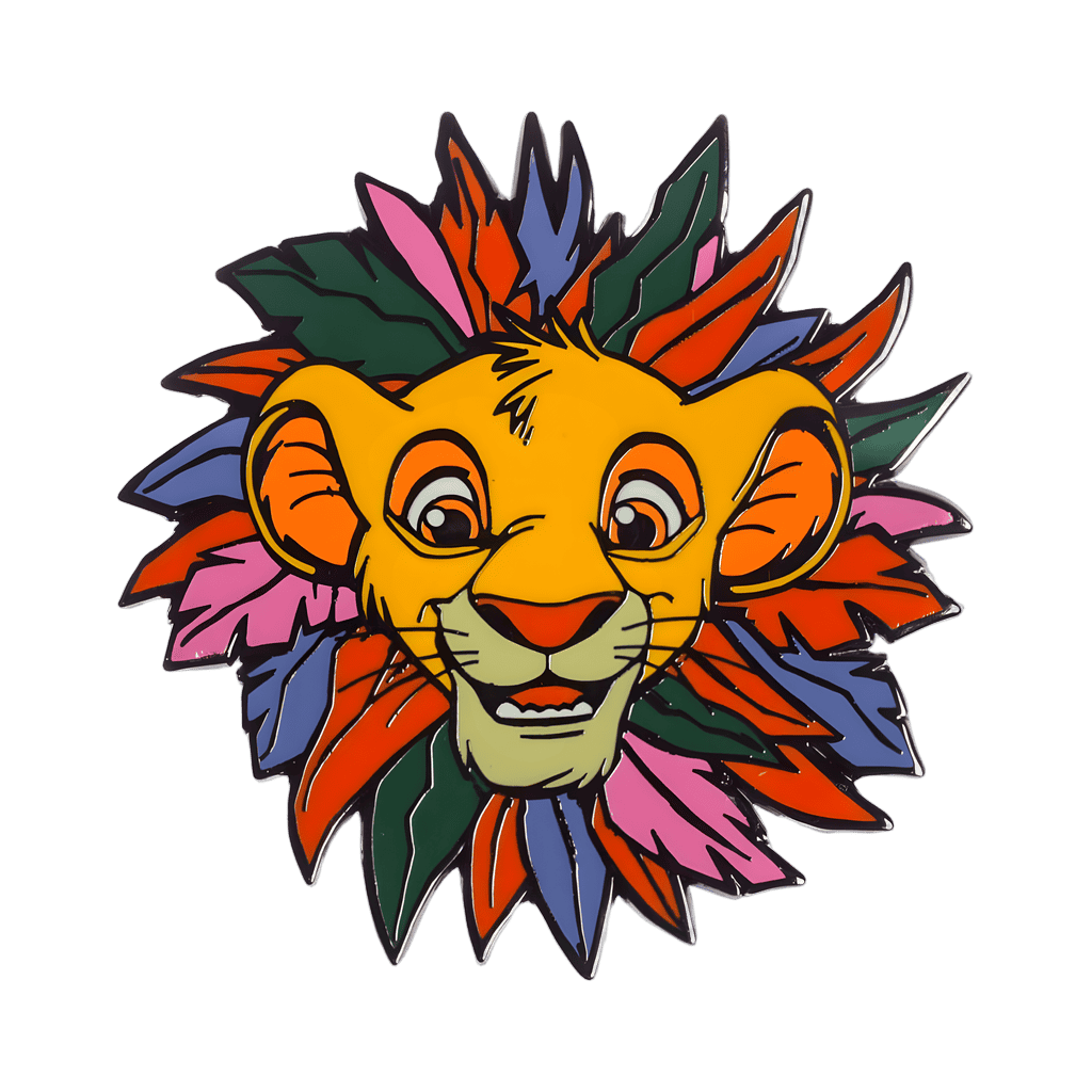 Simba Leaf Mane Disney pin