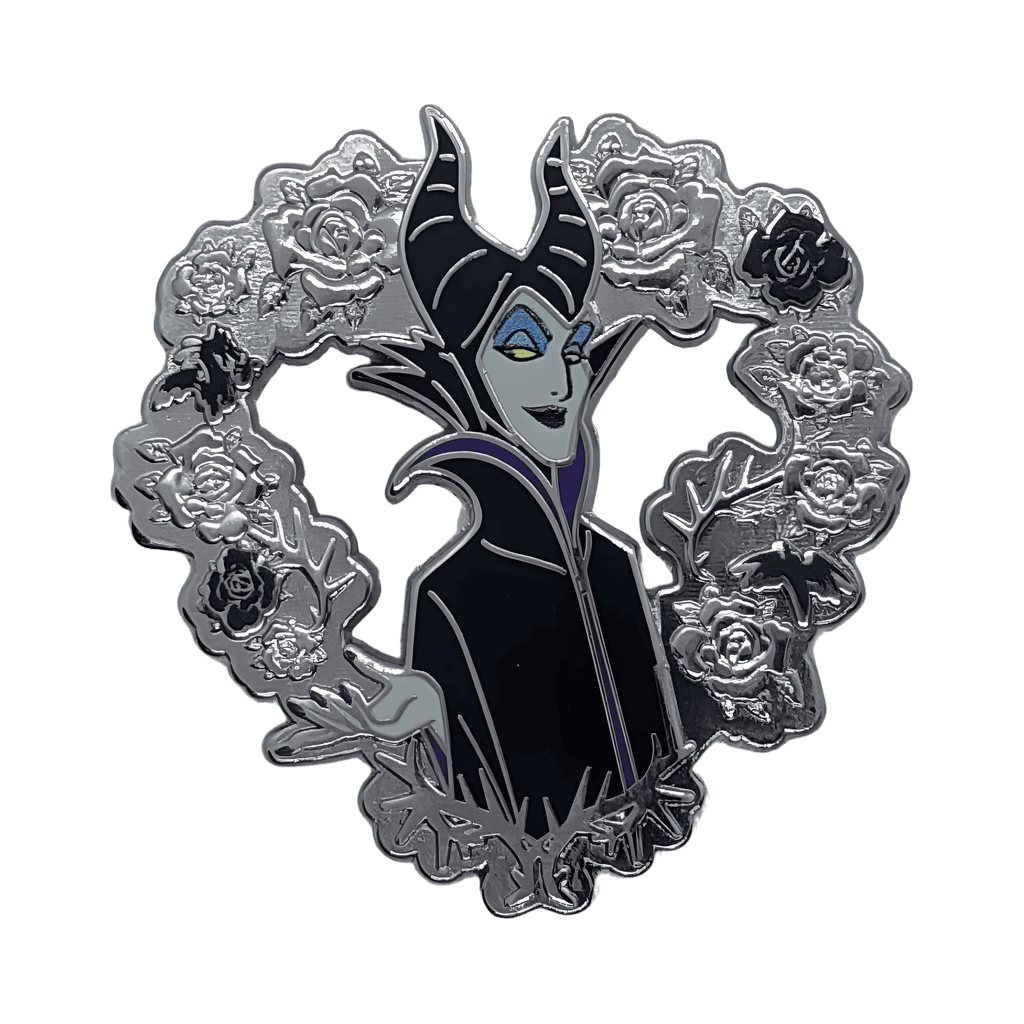 Maleficent Flower Portrait Disney pin